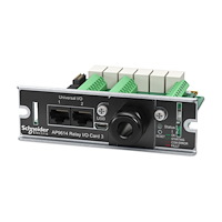 APC APC Network Management Card - adapter för administration på distans - SmartSlot - 10/100 Ethernet x 2 + torr kontakt