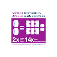 Garmin Toiletpapir Tork® Jumbo Mini Advanced T2, 120280, 2-lags, pa...