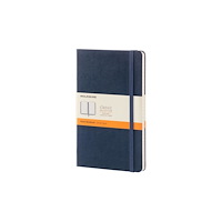 Moleskine Moleskine Classic Notebook Large, linjeret, hard cover Sapph...