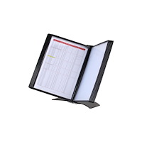 BNT A4 Easymount 20-ficka arkiveringssystem svart skrivbordsmode...