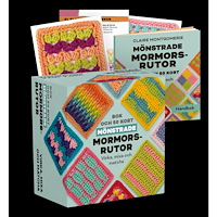 Claire Montgomerie Mönstrade mormorsrutor Bok och 50 kort: Virka, mixa och matcha (häftad)
