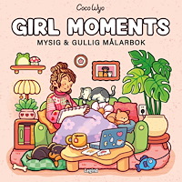 Legind Målarbok : Cozy Coloring Girl Moments