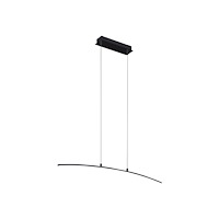 EGLO Eglo Lasana - hängande lampa - LED - 15 W - varmt vitt ljus - 3000 K - svart, vit