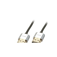 Lindy Lindy CROMO? slim höghastighets HDMI? kabel med Ethernet, ty...