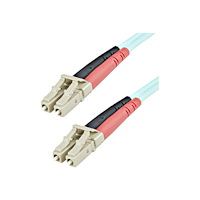 StarTech.com StarTech.com 1m (3ft) LC/UPC to LC/UPC OM3 Multimode Fiber Optic Cable, Full Duplex 50/125Âµm Zipcord Fiber Cable, 100G...
