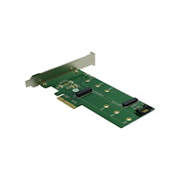 Inter-Tech Elektronik Handels Inter-Tech KT015 - gränssnittsadapter - M.2 Card / SATA 6Gb/s - PCIe 3.0 x4