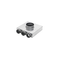 LINDAB LINDAB InDomo ventilationsbox PVCU 100 för ventil ø100 med 2...