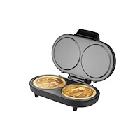 Unold UNOLD 48165 American - pannkakslagg - borstat stål/svart