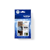 Brother Brother LC422 Value Pack - 4-pack - svart, cyan, magenta, gul - original - bläckpatron