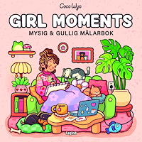 Coco Wyo Girl Moments : Mysig och gullig Cozy Coloring målarbok från Coco Wyo (häftad)