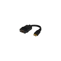 StarTech.com StarTech.com 5in Mini HDMI to HDMI Adapter, 4K High Speed HD...