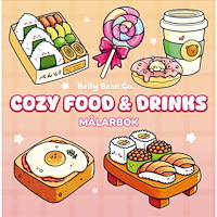 PRIMO Cozy food & drinks : målarbok (häftad) (Skadad)