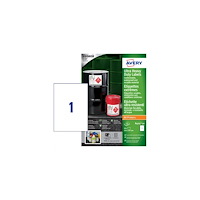 AVERY Avery B4775-50, Vit, Rektangel, Permanent, 210 x 297 mm, A4,...