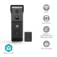 NEDIS Nedis SmartLife Video Wideodomofon | Bateria | 2x Full HD 10...