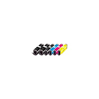 Peach Peach Multi Pack Plus - 6-pack - S - svart, gul, cyan, magenta, foto-svart - kompatibel - återanvänd - bläckpatron (alte...