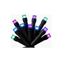 Nanoleaf Nanoleaf Smart Holiday - stränglampor - LED - 18 W - 16 miljoner färger/justerbar vit - 2700-6500 K - svart