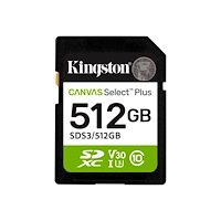 Kingston Kingston Canvas Select Plus - flash-minneskort - 512 GB - SDXC UHS-I