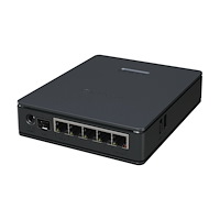 MikroTik MikroTik hAP ax S - trådlös router - Wi-Fi 6 - skrivbordsmodell, väggmonterbar