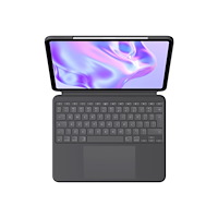 Logitech Logitech Combo Touch - tangentbord och foliefodral - med pekdyna - QWERTY - USA, internationellt - grafit Inmatningsenhe...