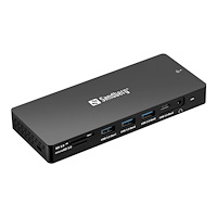 Sandberg Sandberg 13-in-1 Pro - dockningsstation - USB-C - DP, 2 x HDMI - 1GbE