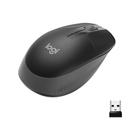 Logitech Logitech M190 - mus - träkol