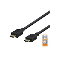 Deltaco DELTACO HDMI-kabel med Ethernet - 50 cm