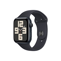 Apple Apple Watch SE (GPS) 2a generation - midnattsaluminium - smart klocka med sportband - midnatt - 32 GB