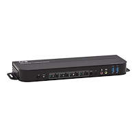 Eaton Corporation Eaton Tripp Lite series 4-Port DisplayPort KVM with Dual Console Ports (DP and HDMI), 4K 60Hz 4:4:4, DP1.4 with IR Remot...