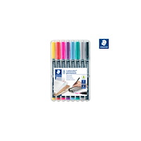 STAEDTLER Staedtler Lumocolor® 317 WP4-8 Medium 0,8-1 mm med 8 stk. as...