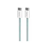 PURO PURO PUCCCFABK415MTNGRN, 1,5 m, USB C, USB C, USB 2.0, Grön,...