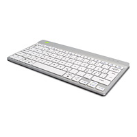 R-Go Tools R-Go Compact Break - tangentbord - med integrerad bromsindikator - QWERTY - Nordisk - vit Inmatningsenhet