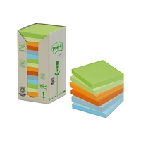 3M Post-it Recycled 654-1RPT - note - 76 x 76 mm - 1600 ark (16 x 100)