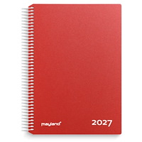 Mayland-Burde Mayland 17218010, 398 ark, Inbunden, Röd, Spiralbindning, Da...