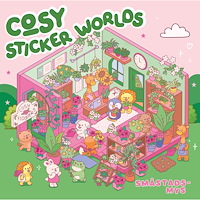 Tukan Förlag Cosy sticker worlds: småstadsmys