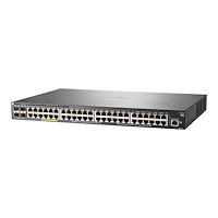 Hewlett Packard Enterprise HPE Aruba 2930F 48G PoE+ 4SFP+ - switch - 48 portar - Administrerad - rackmonterbar
