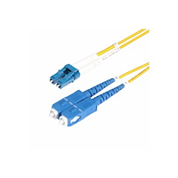 StarTech.com StarTech.com 7m (23ft) LC to SC (UPC) OS2 Single Mode Duplex Fiber Optic Cable, 9/125µm, Laser Optimized, 10G, Bend Inse...