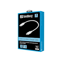 Sandberg Sandberg - USB typ C-kabel - USB-C till USB-C - 20 cm