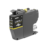Brother Brother LC421XLY - Lång livslängd - gul - original - bläckpatron