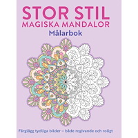 Barthelson Förlag Målarbok för vuxna - Magiska mandalor. Stor stil (häftad)
