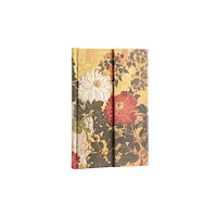 paperblanks Natsu (Rinpa Florals) Mini Lined Hardback Journal (Wrap Closure) (inbunden, eng)