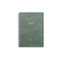 Burde Kalender Study Twist A5 grön 26/27
