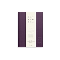 Burde Ant.bok BURDE A5 textil linjerad lila