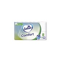 Lotus Toalettpapper Lotus Comfort 3-lagers 18,45 m 56 rullar/brick...