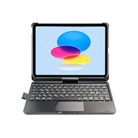 Next Concept XCEED CoverKey - tangentbord och foliefodral - med pekdyna - QWERTY - nordiskt (danska/finska/norska/svenska) - svart In...