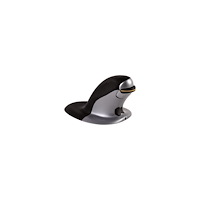 FELLOWES Fellowes Penguin Large - vertikal mus - 2.4 GHz - svart, silver