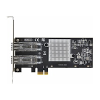StarTech.com Startech 2-Port GbE SFP Network Card, PCIe 2.0 x1, Intel I350-AM2 2x 1GbE Controller, 1000BASE Copper/Fiber Optic, Dual-...