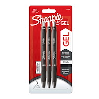 Sharpie Sharpie S-Gel, Indragbar gelpenna, Svart, Svart, Medium, 0,7...