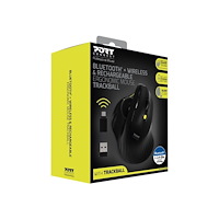 PORT Designs PORT Connect Professional - vertikal mus - with trackball - 2.4 GHz, Bluetooth 3.0, Bluetooth 5.0