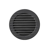 airRoxy Ventilation grille airRoxy 02-231 round with mesh fi 100 gra...