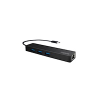 LogiLink LogiLink USB-C hub, 3 ports + Gigabit adapter - hubb - 3 portar
